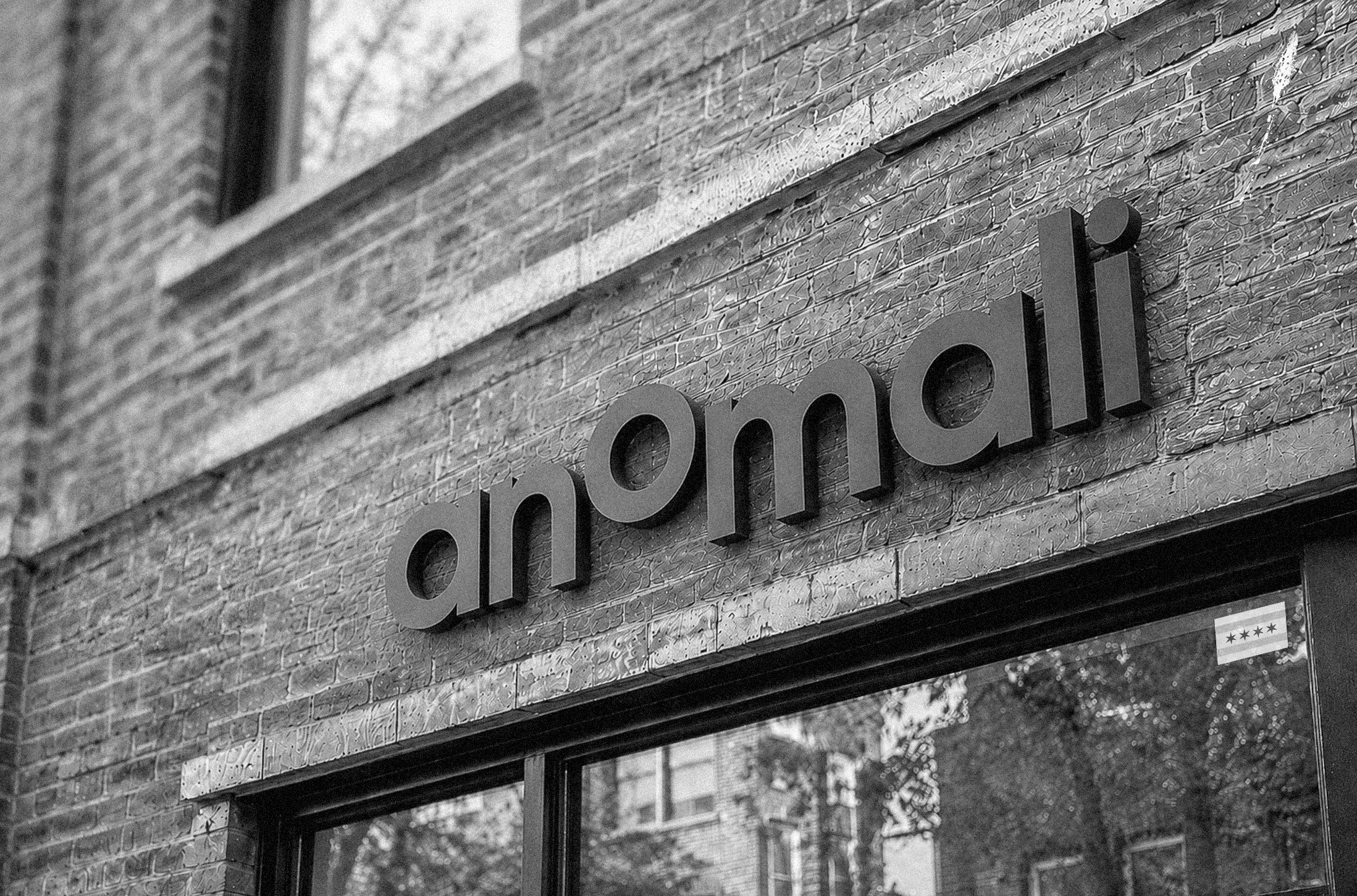 Anomali storefront signage