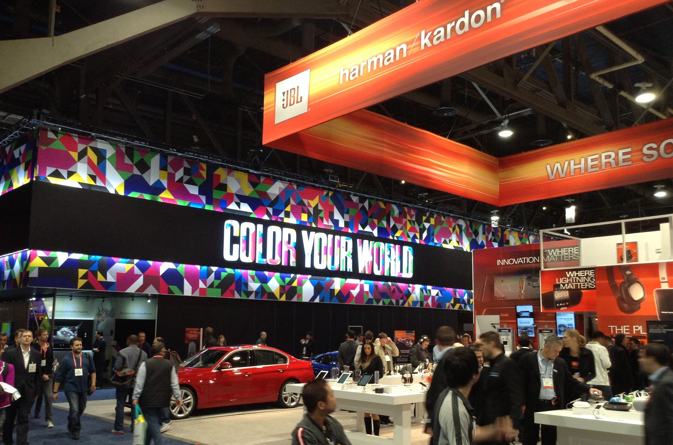 Harmon CES booth